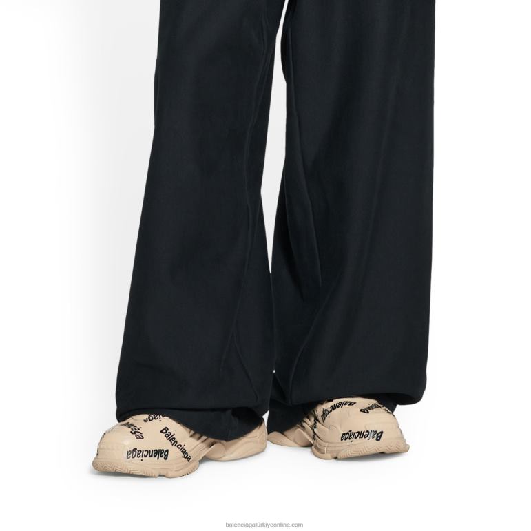 bej DBJ0F142 kadın üçlü s logo spor ayakkabı Balenciaga