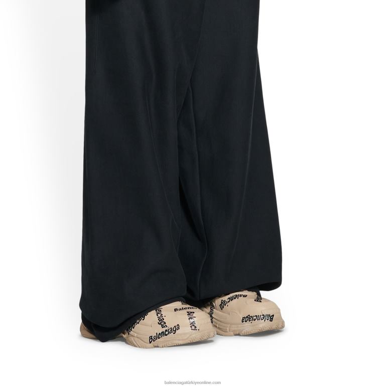 bej DBJ0F142 kadın üçlü s logo spor ayakkabı Balenciaga