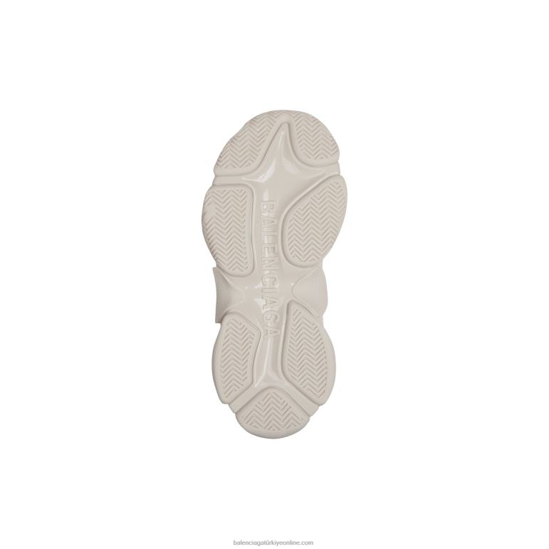 bej DBJ0F256 kadın üçlü s spor ayakkabı Balenciaga