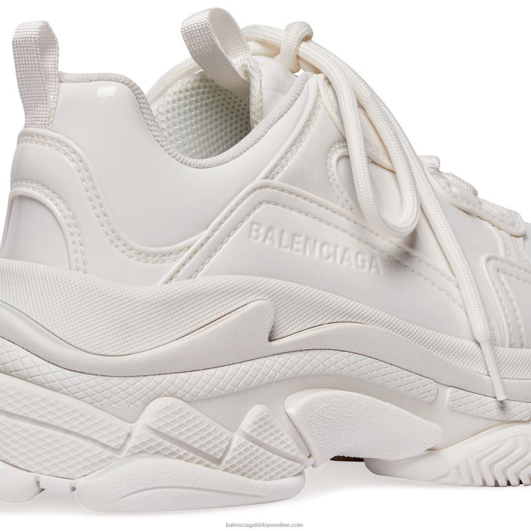 beyaz DBJ0F141 kadın üçlü s spor ayakkabı Balenciaga