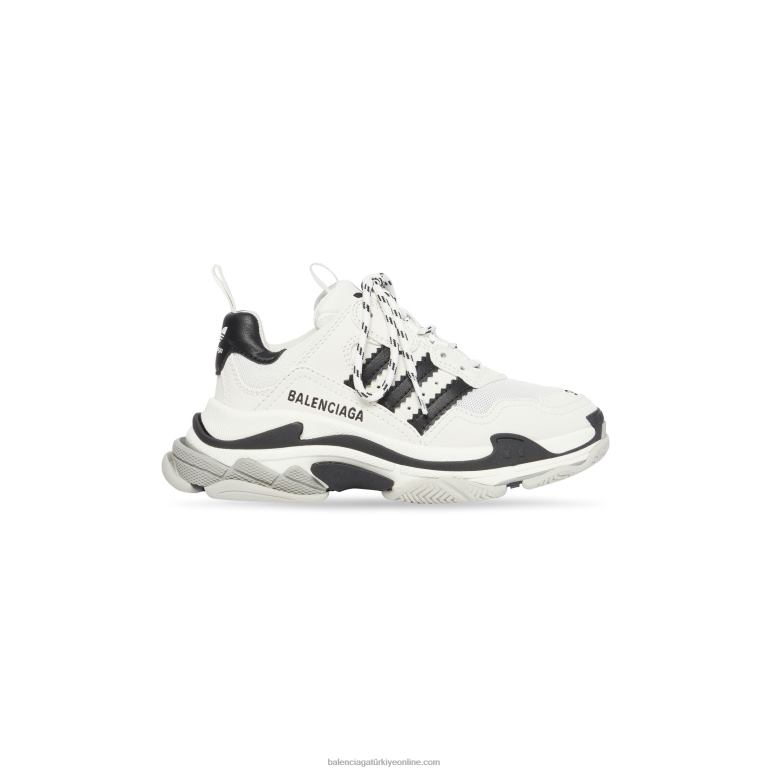 beyaz DBJ0F205 kadın adidas triple s spor ayakkabı Balenciaga