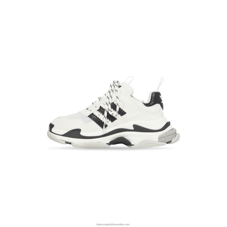 beyaz DBJ0F205 kadın adidas triple s spor ayakkabı Balenciaga