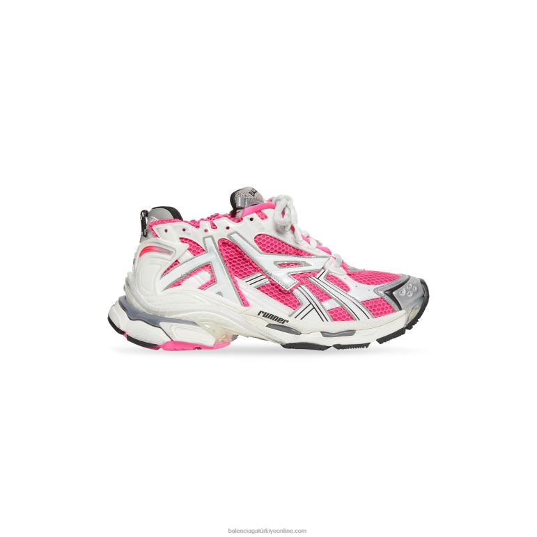 beyaz DBJ0F249 kadın koşucu spor ayakkabı Balenciaga