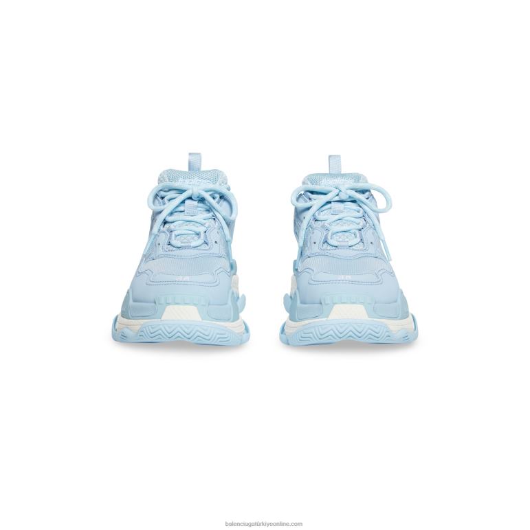 indigo DBJ0F180 kadın üçlü s spor ayakkabı Balenciaga