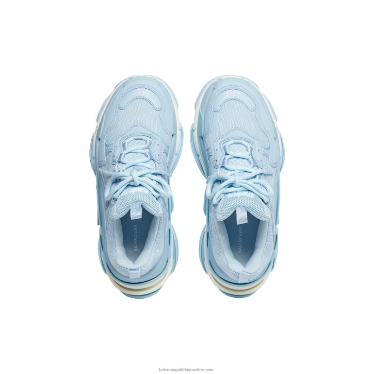 indigo DBJ0F180 kadın üçlü s spor ayakkabı Balenciaga