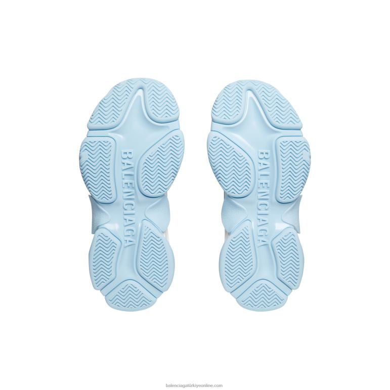 indigo DBJ0F180 kadın üçlü s spor ayakkabı Balenciaga