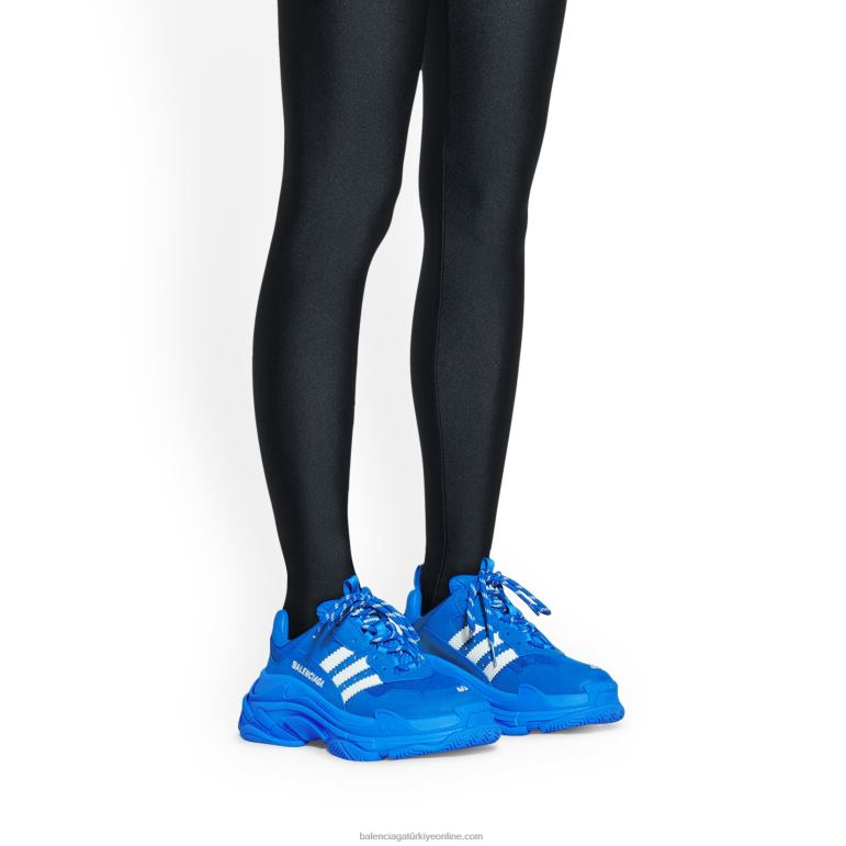mavi DBJ0F122 kadın adidas triple s spor ayakkabı Balenciaga
