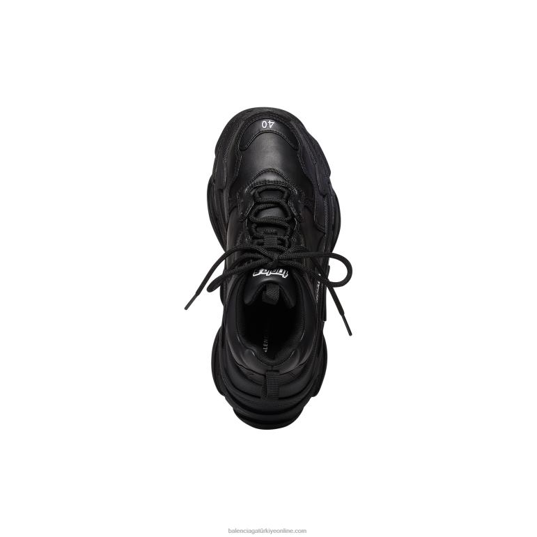 siyah DBJ0F179 kadın üçlü s spor ayakkabı Balenciaga