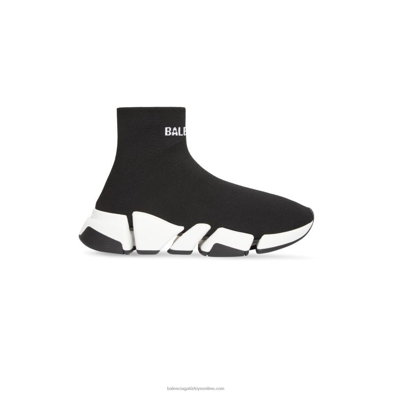 siyah DBJ0F260 kadın speed 2.0 lift geri dönüştürülmüş örgü spor ayakkabı Balenciaga