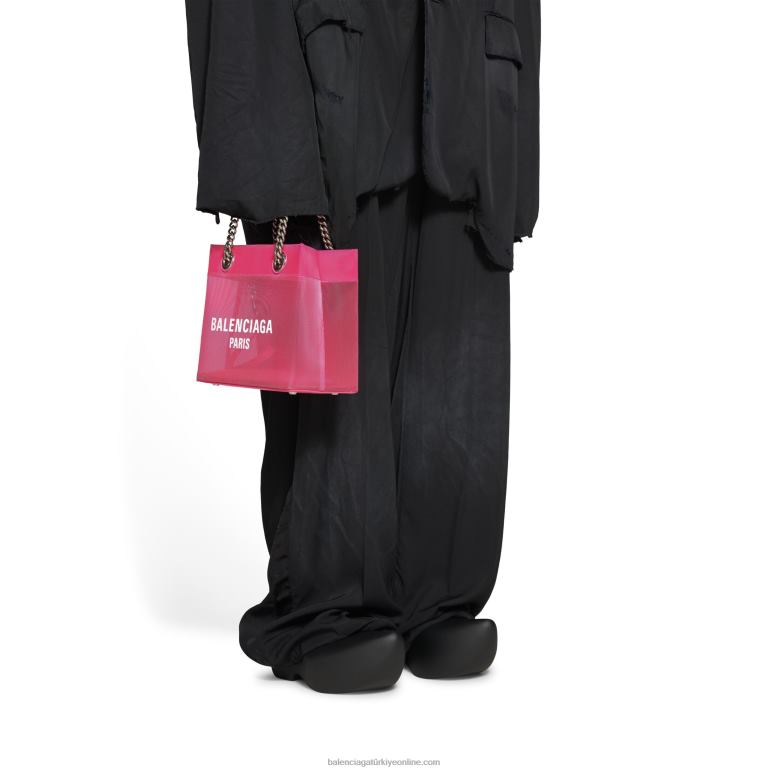 fuşya DBJ0F300 kadın gümrüksüz küçük tote çanta Balenciaga