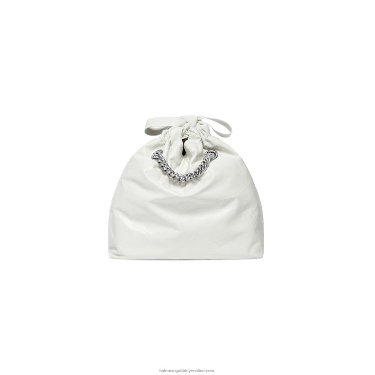 optik beyaz DBJ0F296 kadınlar küçük el çantasını eziyor Balenciaga