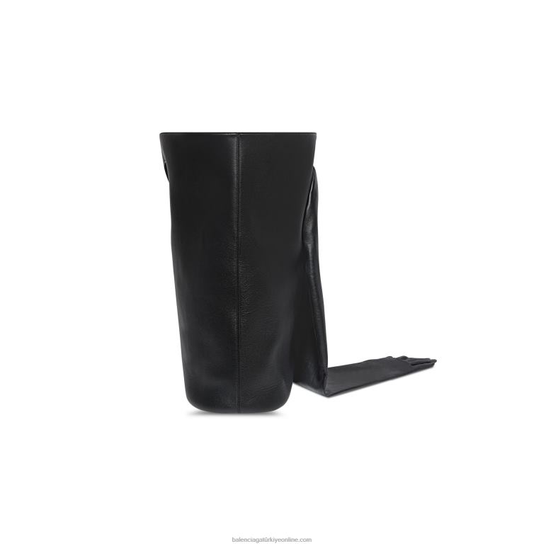 siyah DBJ0F431 kadın eldiven büyük tote çanta Balenciaga