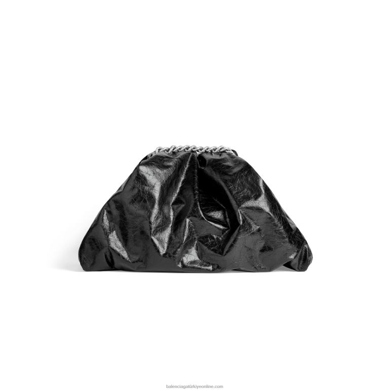 siyah DBJ0F433 kadın kirpi büyük çanta Balenciaga