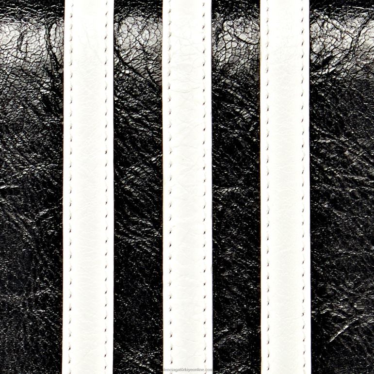 siyah DBJ0F479 kadın adidas cüzdan askılı Balenciaga