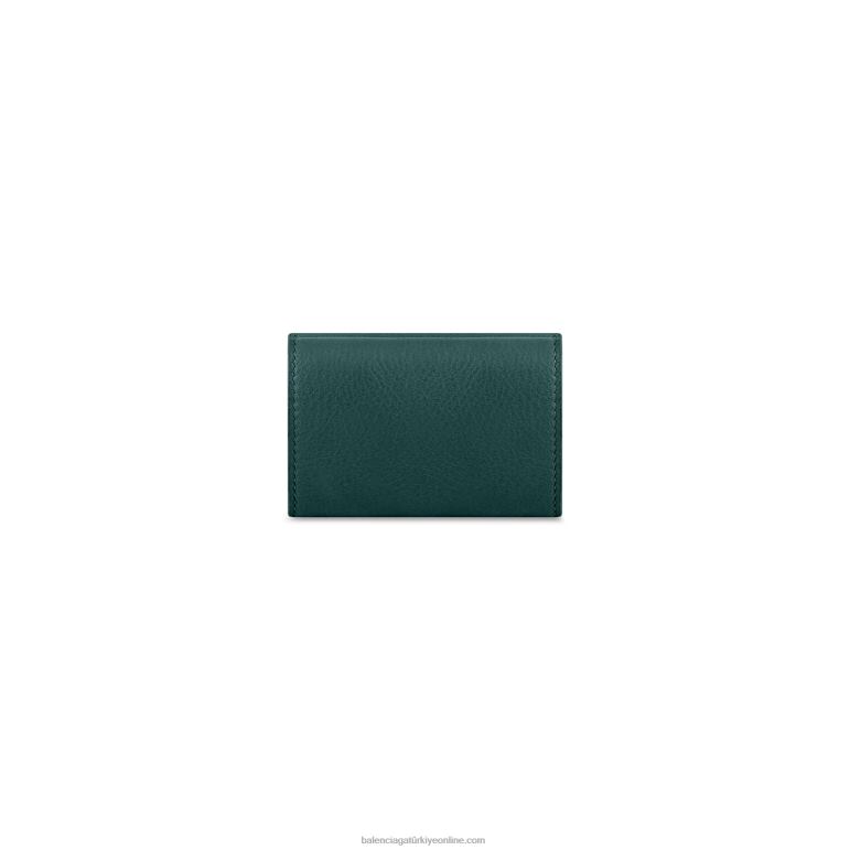 yeşil DBJ0F590 kadın kağıt mini cüzdan Balenciaga