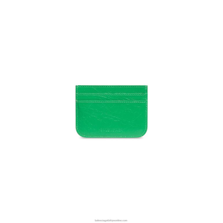 parlak yeşil DBJ0F568 kadın le cagole kart sahibi Balenciaga