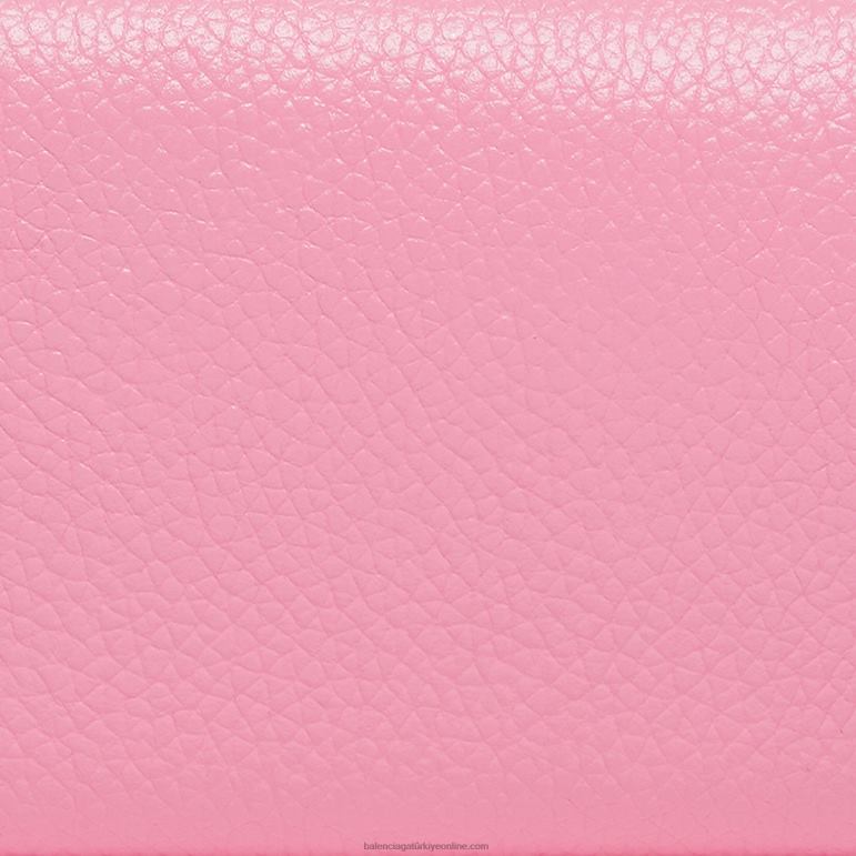 pembe DBJ0F649 kadın nakit büyük uzun madeni para ve kart sahibi Balenciaga