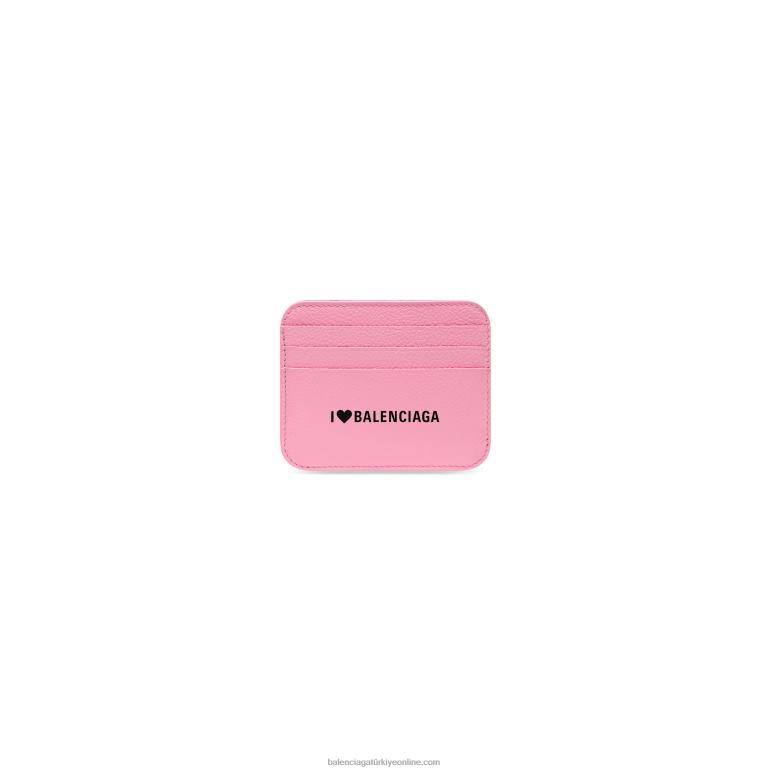 pembe DBJ0F650 bölünmüş kadın nakit kart sahibi Balenciaga