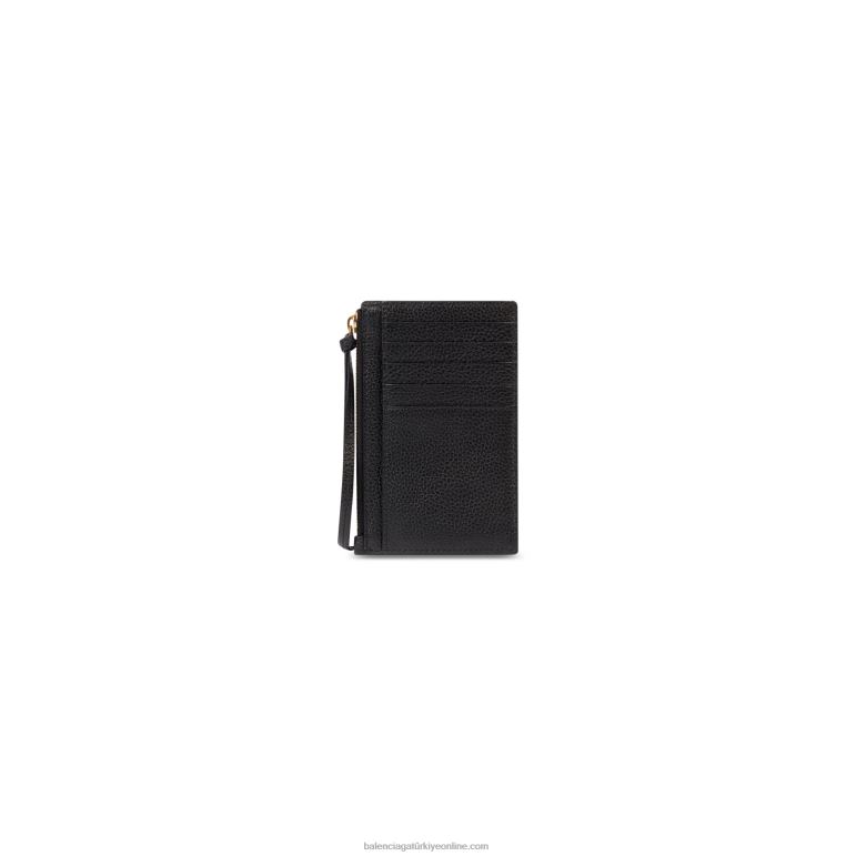 siyah DBJ0F615 kadın neo klasik uzun kartlık Balenciaga