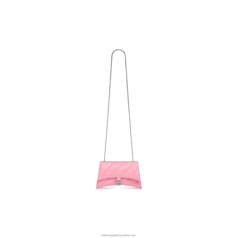 pembe DBJ0F342 kadınlar kapitone xs zincir çanta ezmek Balenciaga