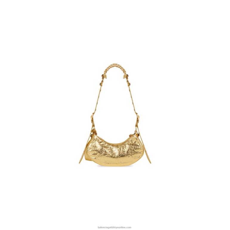 altın DBJ0F547 kadın le cagole xs omuz çantası Balenciaga