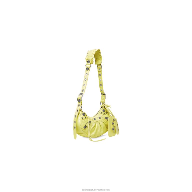kireç DBJ0F335 kadın le cagole xs omuz çantası Balenciaga