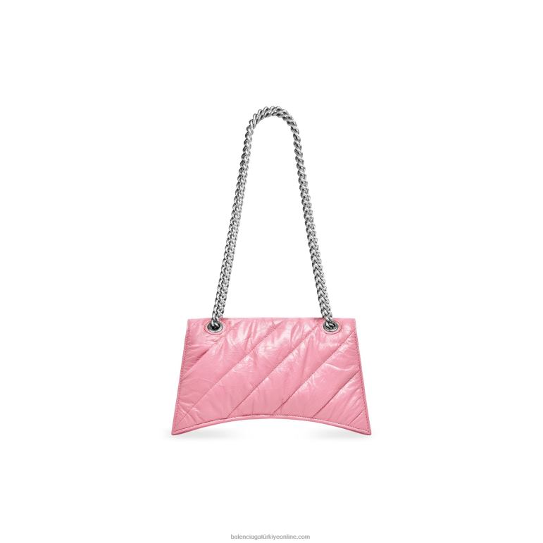 pembe DBJ0F332 kadın küçük zincir çanta kapitone ezmek Balenciaga