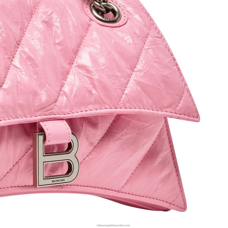 pembe DBJ0F332 kadın küçük zincir çanta kapitone ezmek Balenciaga