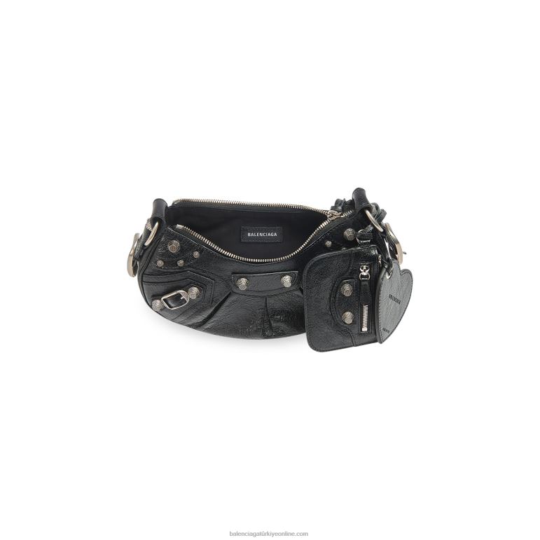 siyah DBJ0F337 kadın le cagole xs omuz çantası Balenciaga