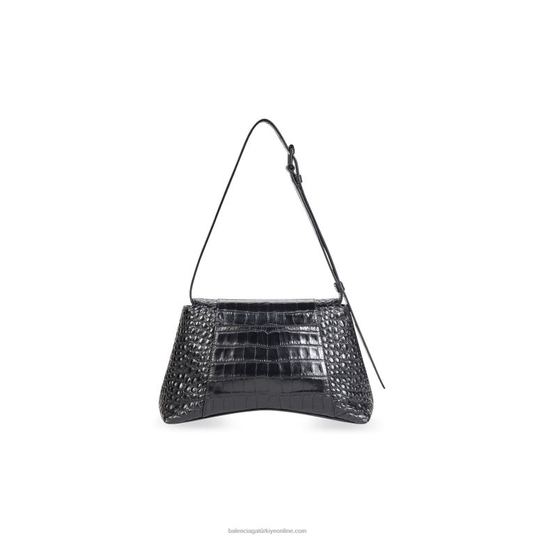 siyah DBJ0F526 kadın şehir merkezinde küçük omuz çantası Balenciaga