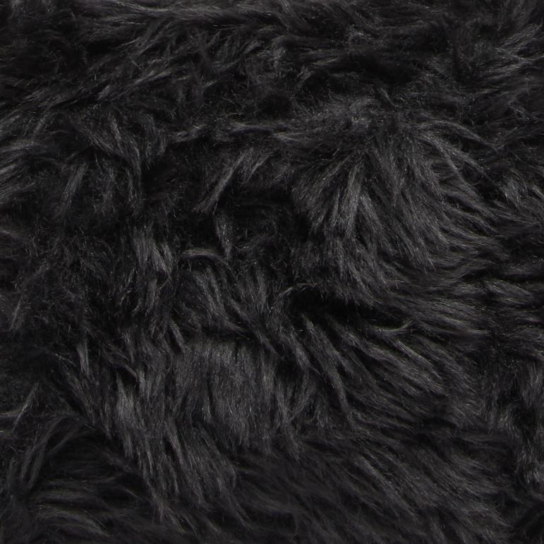 siyah DBJ0F542 zincir sahte kürk ile kadın şehir merkezinde xs omuz çantası Balenciaga