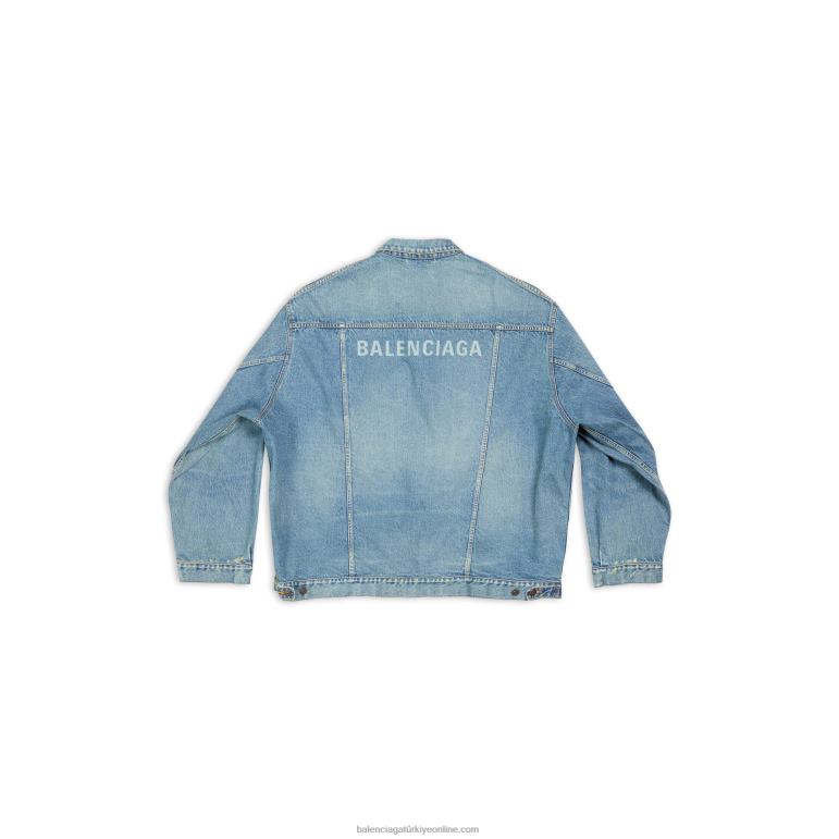 asit mavisi DBJ0F1101 kadın büyük boy ceket Balenciaga