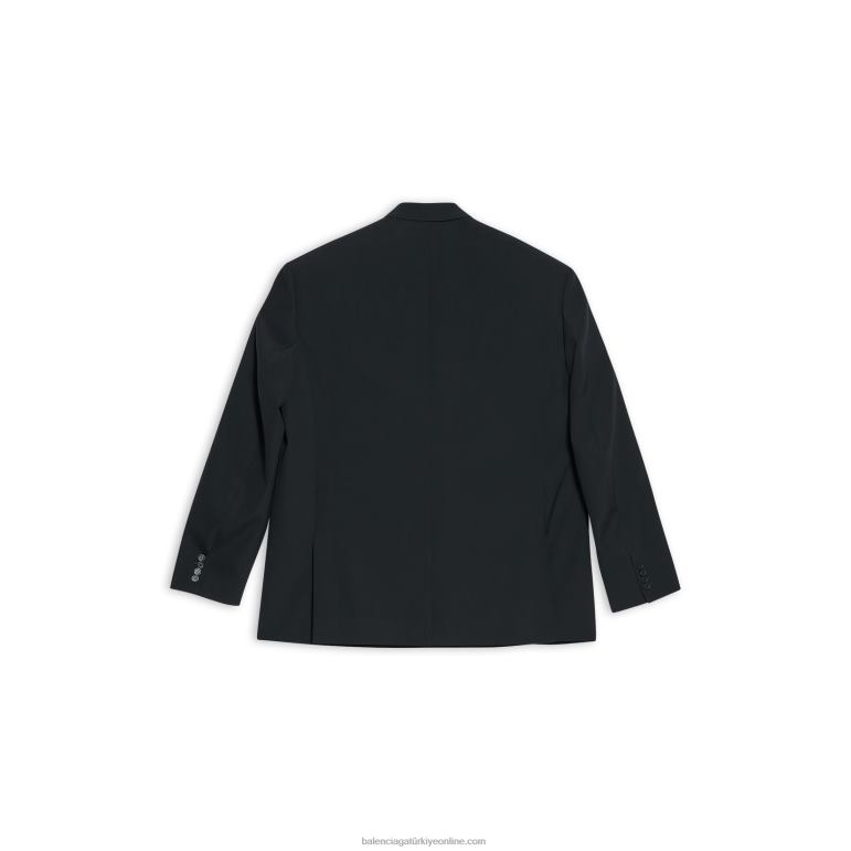 siyah DBJ0F95 kadın büyük boy ceket Balenciaga