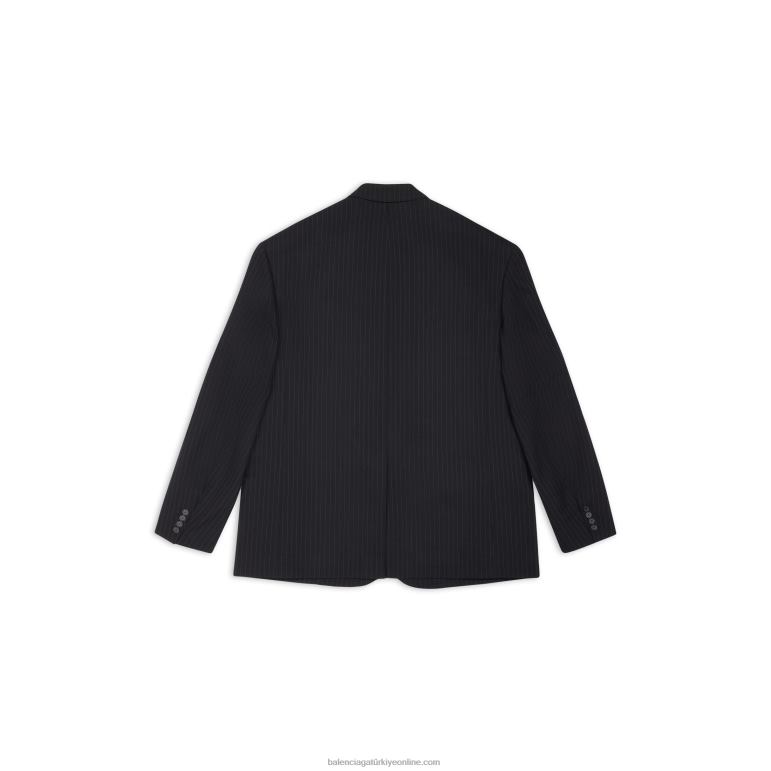 siyah DBJ0F97 kadın büyük boy ceket Balenciaga