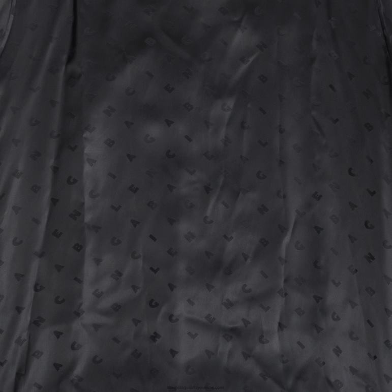 açık bej DBJ0F20 kapüşonlu bluzun her yerinde kadın logosu harfleri Balenciaga