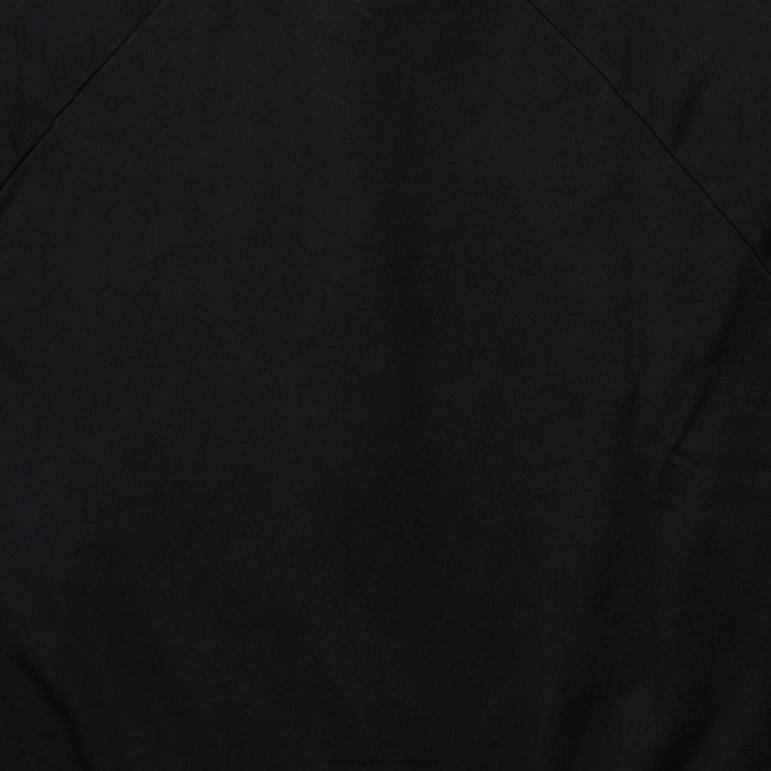 siyah DBJ0F1094 kadın adidas kapşonlu geniş kesim Balenciaga