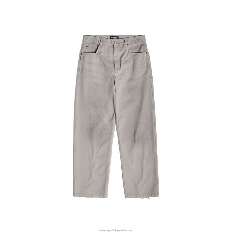 beyaz DBJ0F81 kadın büyük pantolon Balenciaga