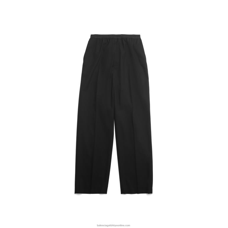 koyu Kırmızı DBJ0F45 kadın elastik pantolon Balenciaga