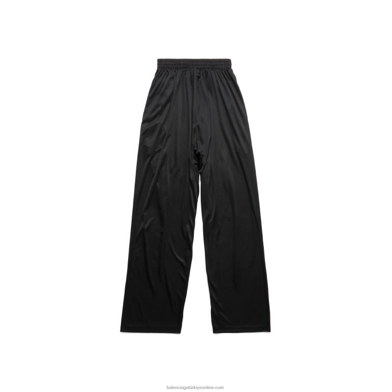 siyah DBJ0F84 kadın 3b spor ikonu sıvı bol eşofman altı Balenciaga