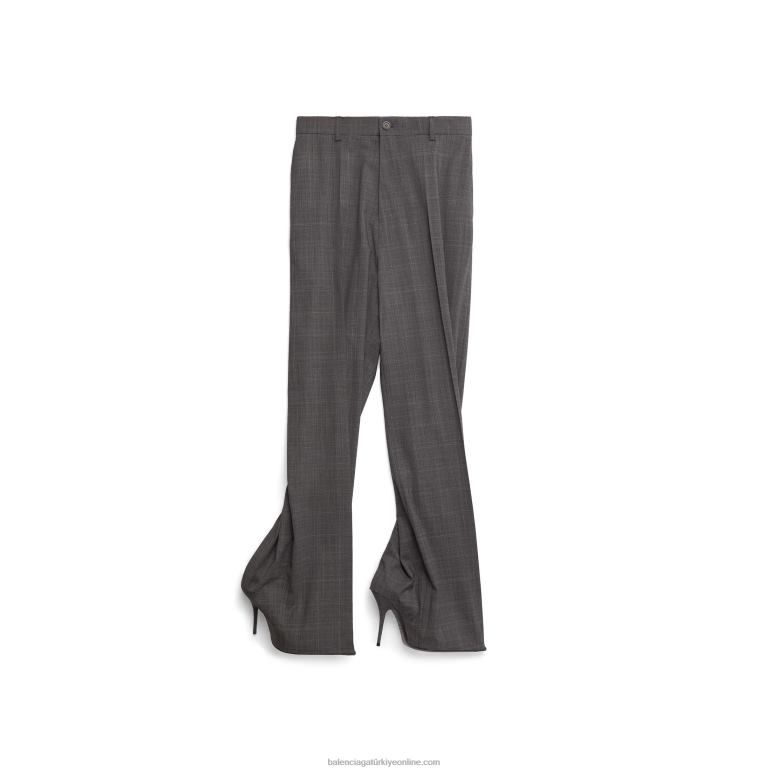 siyah beyaz DBJ0F25 kadın bıçak özel pantolon Balenciaga