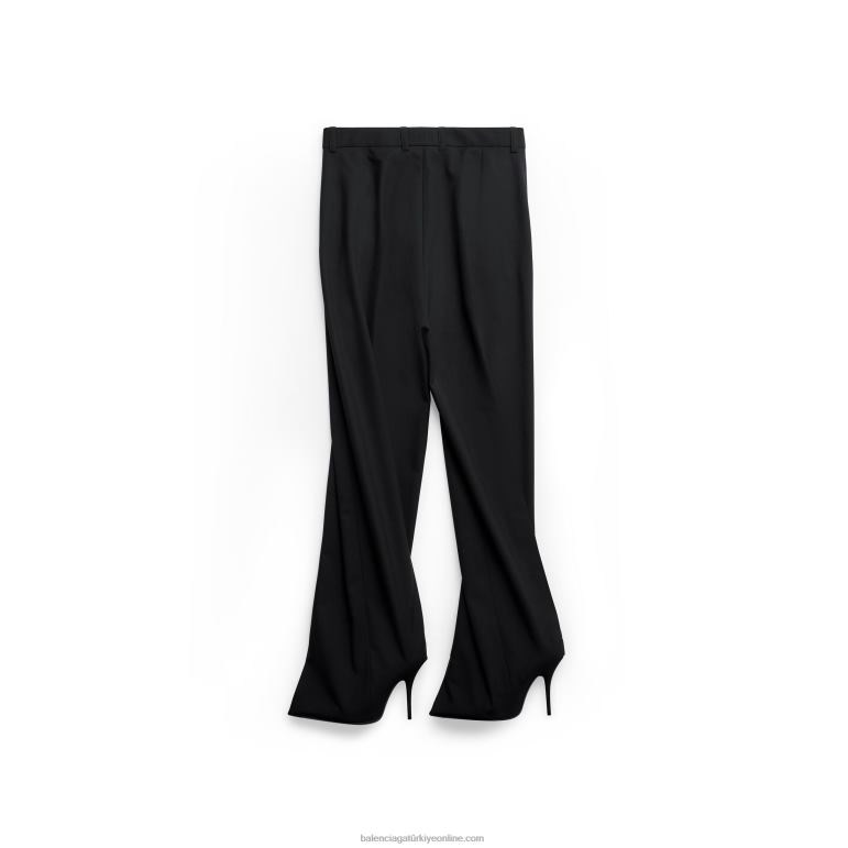 siyah beyaz DBJ0F27 kadın bıçak özel pantolon Balenciaga