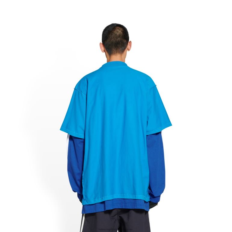 mavi DBJ0F1076 kadın adidas t-shirt büyük beden Balenciaga