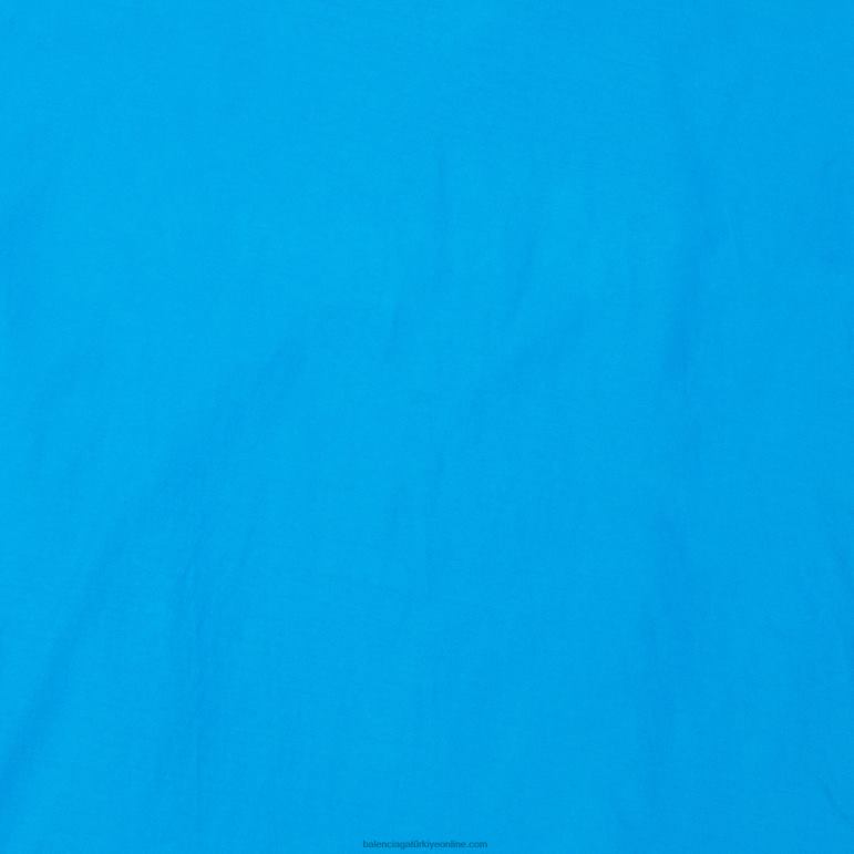 mavi DBJ0F1076 kadın adidas t-shirt büyük beden Balenciaga