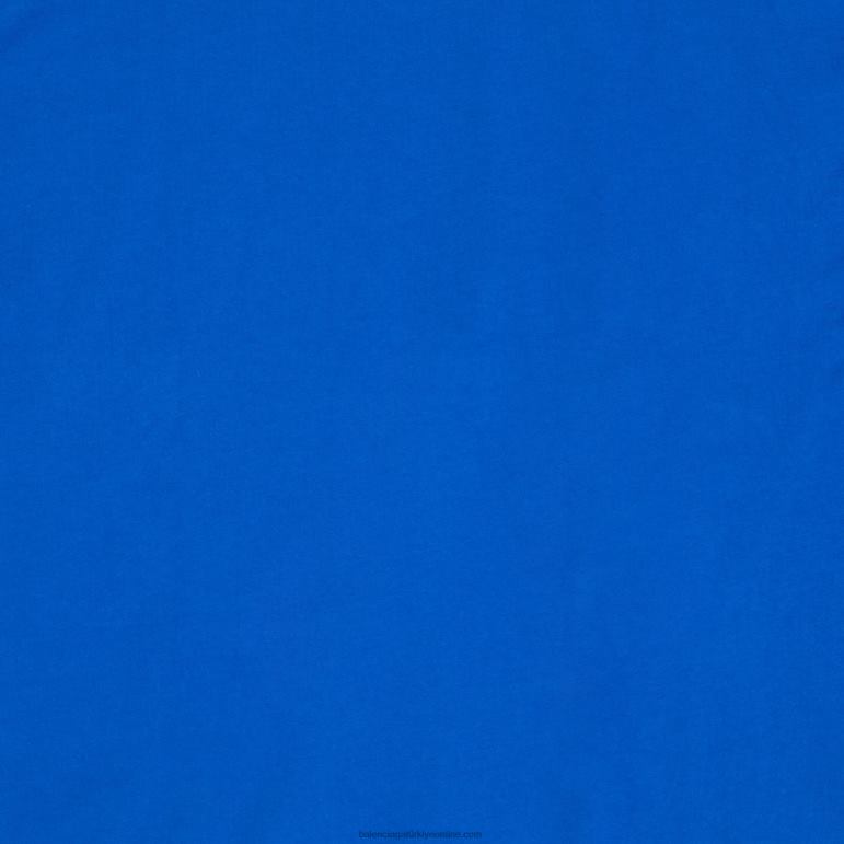 mavi DBJ0F929 kadın adidas uzun kollu t-shirt büyük beden Balenciaga